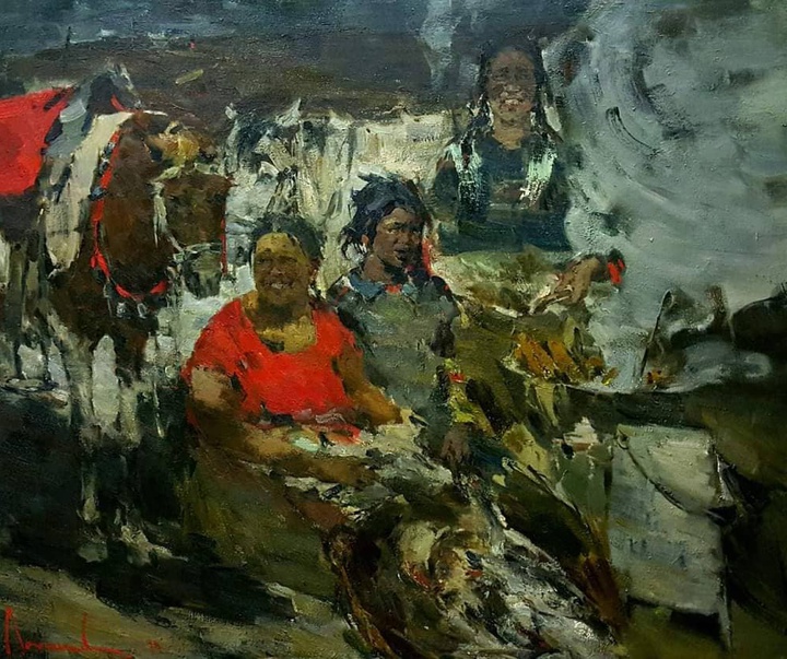 گالری آثار نقاشی ایوته لوخماتوا از روسیه
