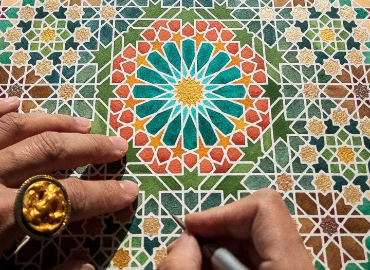 گالری طراحی ها و نقوش هندسی زهرا عمار از آمریکا