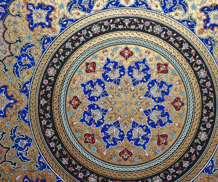 گالری آثار نگارگری و تذهیب امیر طهماسبی از ایران