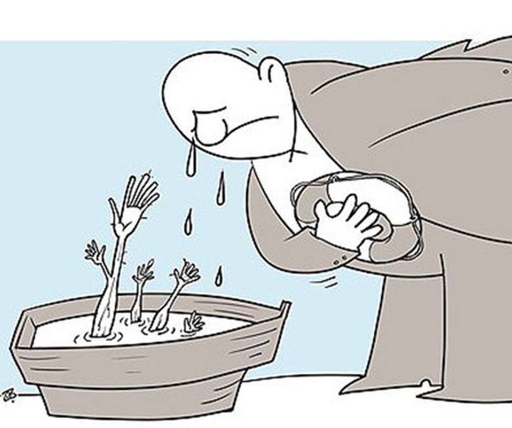 گالری آثار کارتون عماد حجاج از ایران