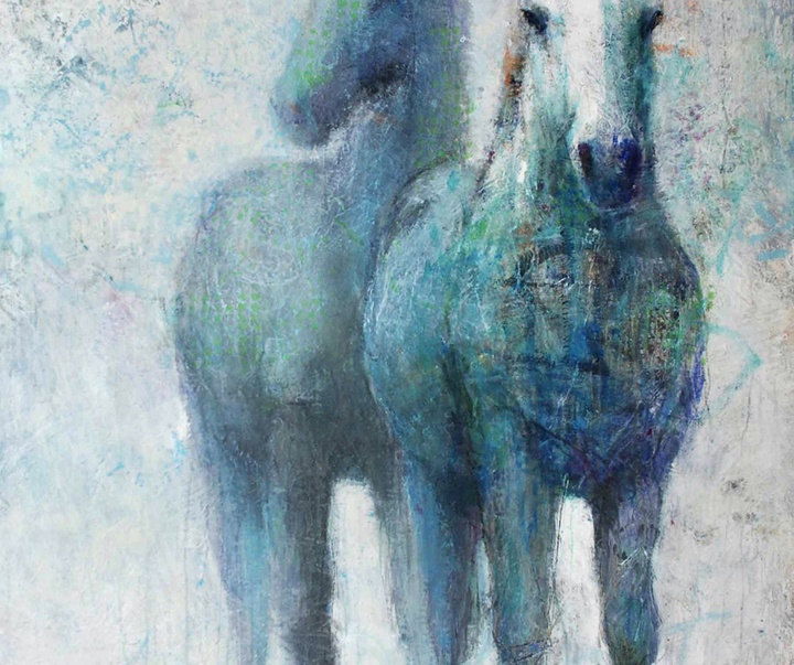 گالری آثار نقاشی رنگ روغن سوزان ایستون از آمریکا