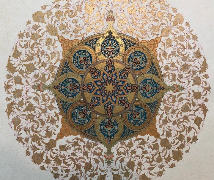 گالری آثار تذهیب فاطمه زارعی از ایران