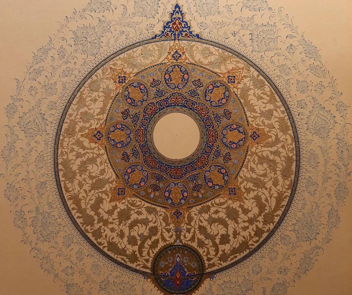 گالری آثار تذهیب محسن آقامیری از ایران
