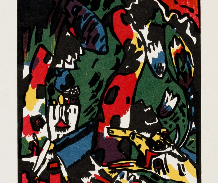 گالری آثار نقاشی واسیلی کاندینسکی از روسیه