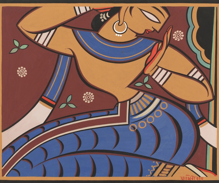 گالری آثار نقاشی جامینی روی از هند