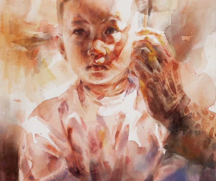گالری نقاشی های آبرنگ استیفن ژانگ از چین