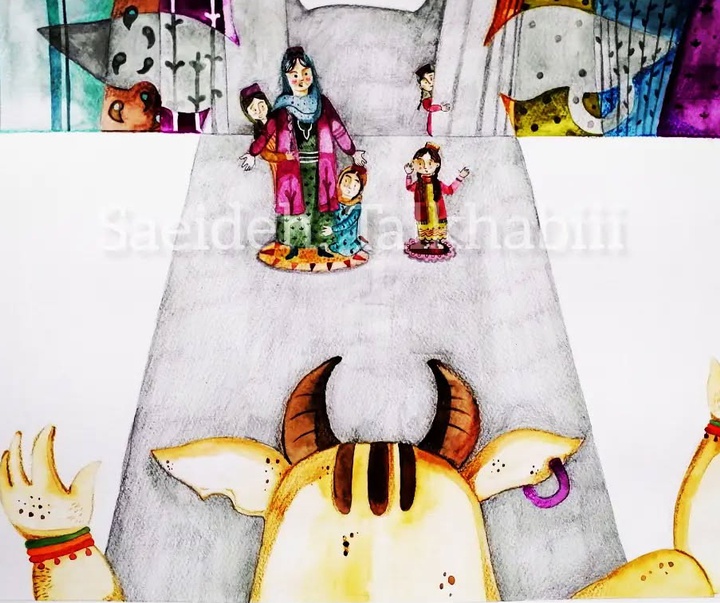 گالری تصویرسازی های سعیده تلخابی از ایران