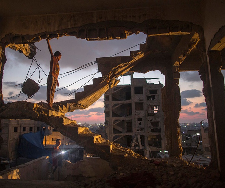 زندگی و مرگ در غزه | به روایت عکس های { وسام ناصر } از فلسطین