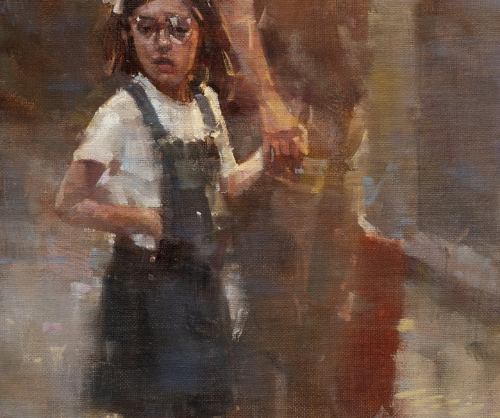 گالری آثار نقاشی رنگ روغن جیمز کراندال از آمریکا