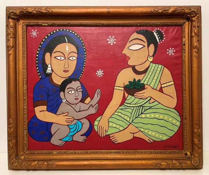 گالری آثار نقاشی جامینی روی از هند