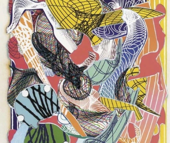 گالری آثار گرافیک فرانک استلا از آمریکا