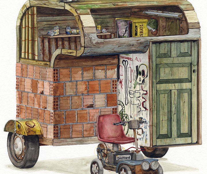 گالری آثار نقاشی آلوارو نادئو از برزیل