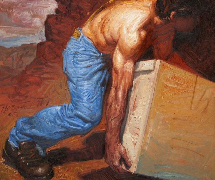 گالری آثار نقاشی فیگوراتیو استیو هیوستون از آمریکا