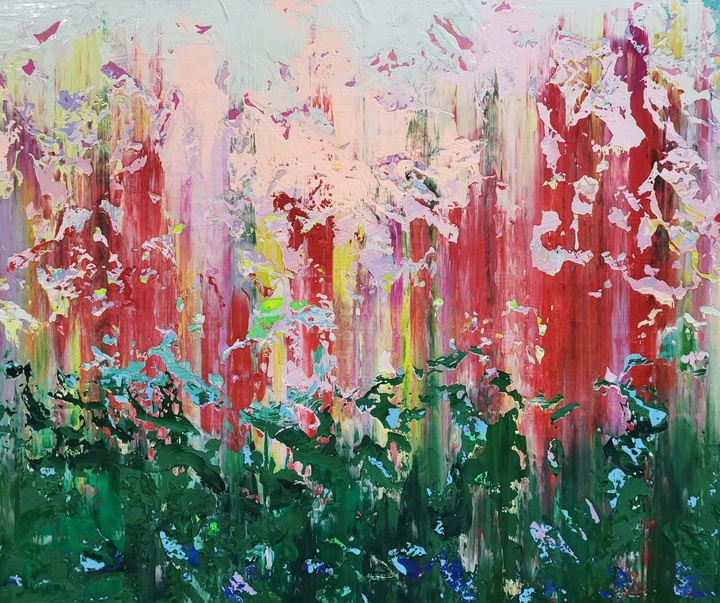 گالری آثار نقاشی انتزاعی الکس سنچنکو از بریتانیا