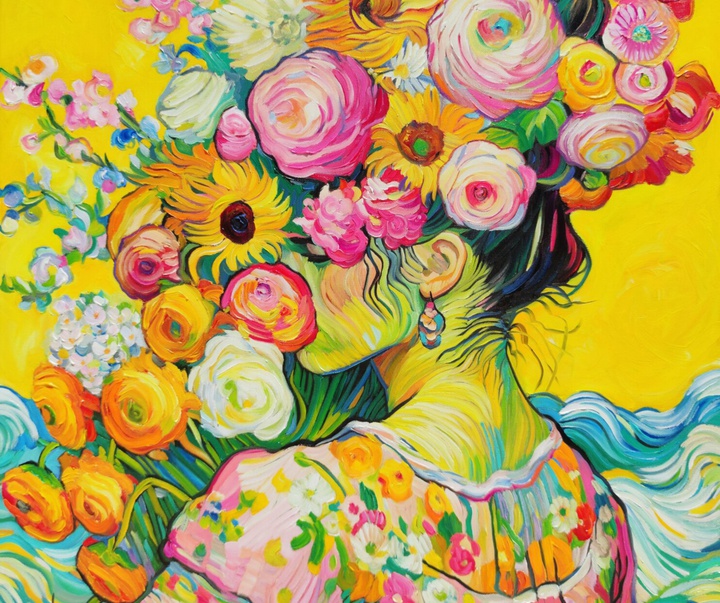 گالری آثار نقاشی انجی رایت از بریتانیا