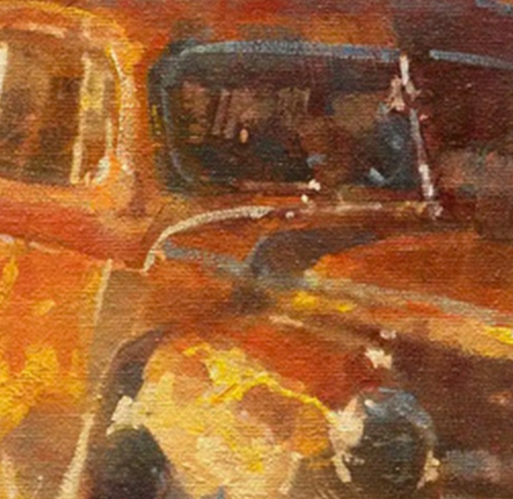 گالری آثار نقاشی رنگ روغن جیمز کراندال از آمریکا