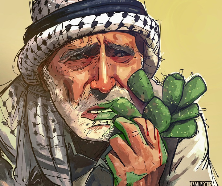 گالری آثار کارتون محمود عباس از فلسطین
