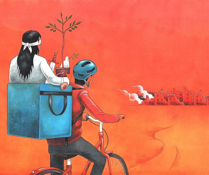 گالری آثار کارتون گالیم بورانبایوف از قزاقستان