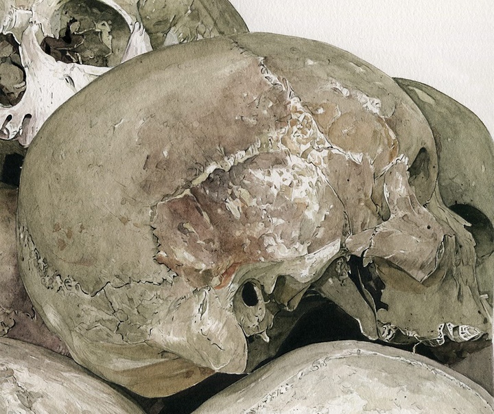 گالری آثار طراحی و نقاشی مرل فابین از فرانسه