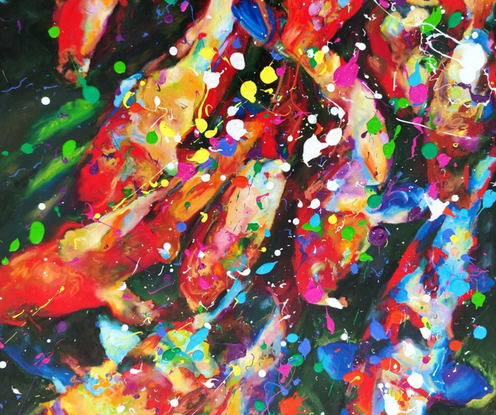 گالری آثار نقاشی انجی رایت از بریتانیا