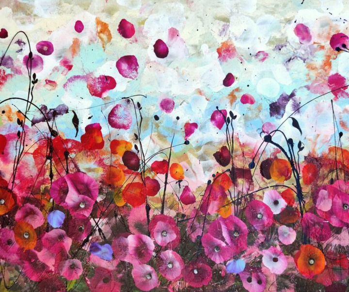 گالری آثار نقاشی انجی رایت از بریتانیا