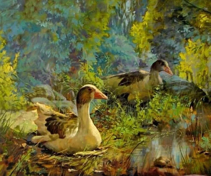 گالری آثار نقاشی عباس برزگر گنجی از ایران