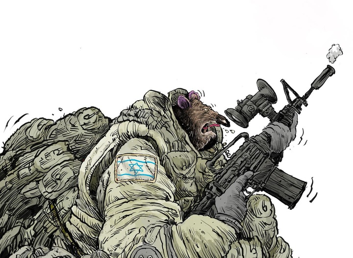 گالری آثار کارتون غزه از سراسر جهان