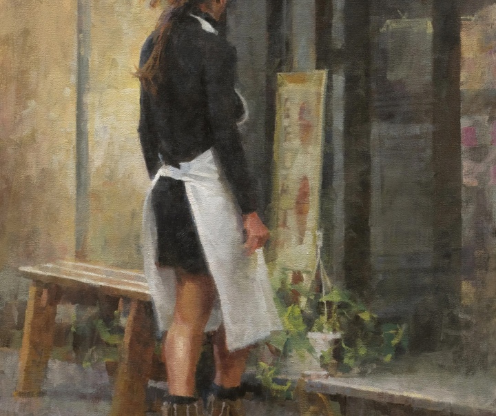 گالری آثار نقاشی رنگ روغن جیمز کراندال از آمریکا