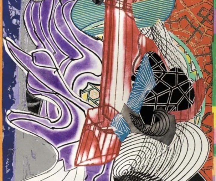 گالری آثار گرافیک فرانک استلا از آمریکا