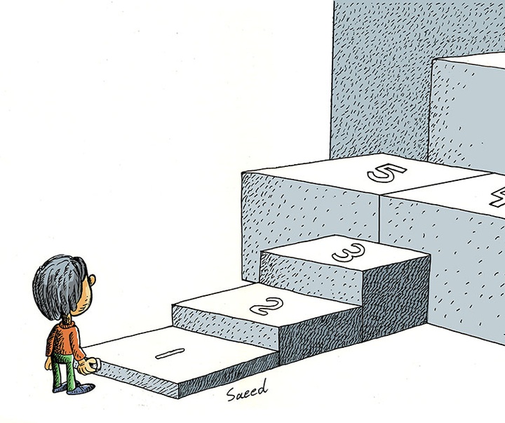 گالری کارتون‌های سعید صادقی از ایران