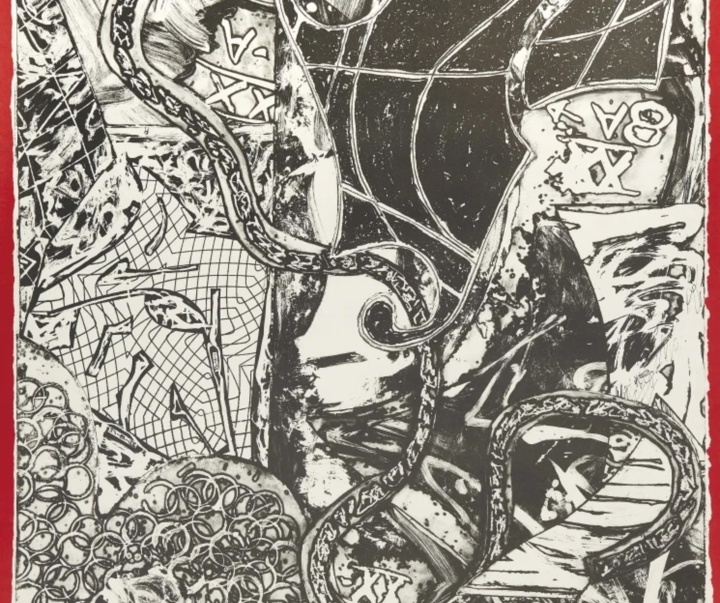 گالری آثار گرافیک فرانک استلا از آمریکا