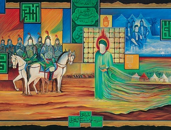 گالری نقاشی های علی محمد شیخی از ایران