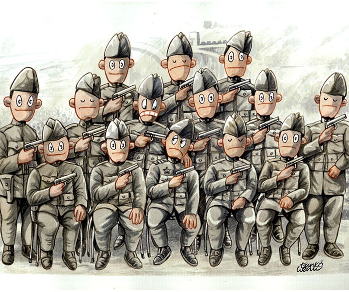 گالری آثار کارتون عارف سوترستانتو از اندونزی