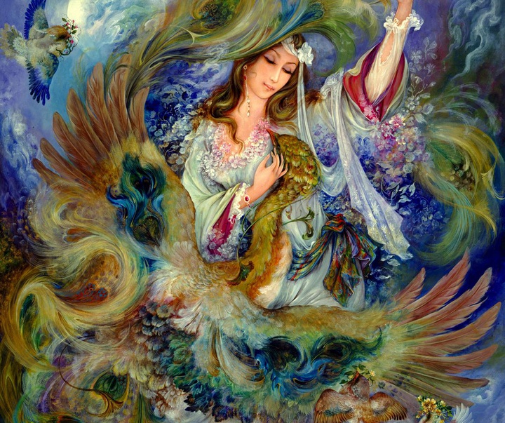 گالری آثار نگارگری محمود فرشچیان