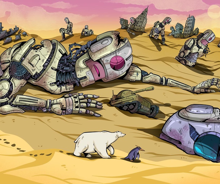 گالری آثار کارتون و کاریکاتور لاتراش یاسین از فرانسه