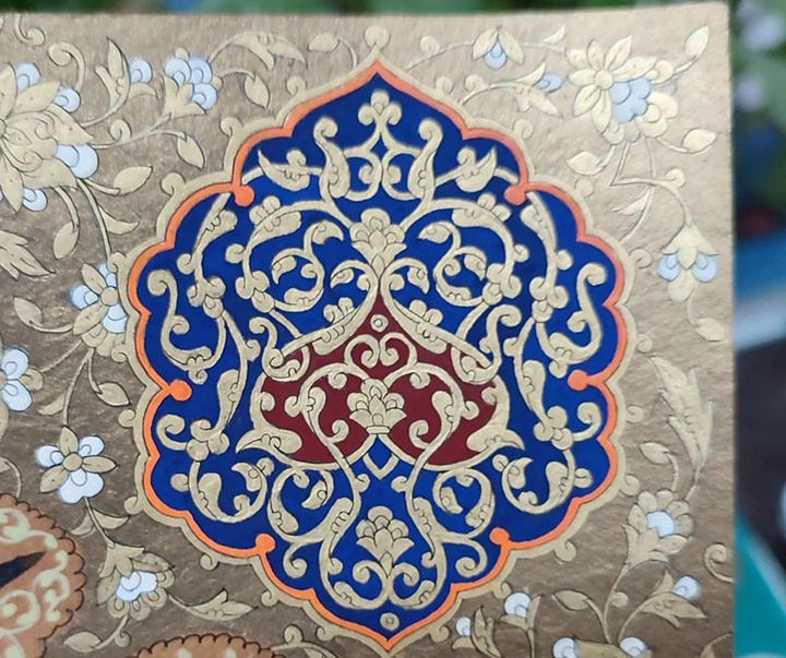 گالری آثار تذهیب مریم نیکروز از ایران