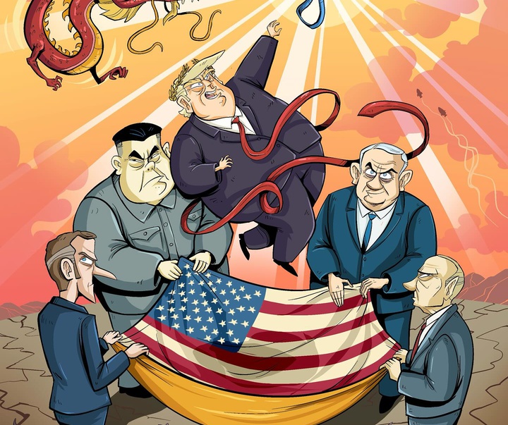 گالری آثار کارتون و کاریکاتور لاتراش یاسین از فرانسه