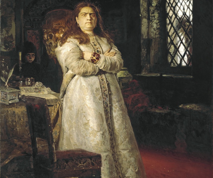 sophia alekseyevna by ilya repin