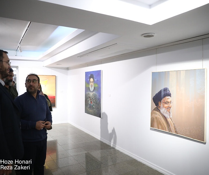 آیین گشایش نمایشگاه نقاشی و تصویرسازی «ققنوس قدس»