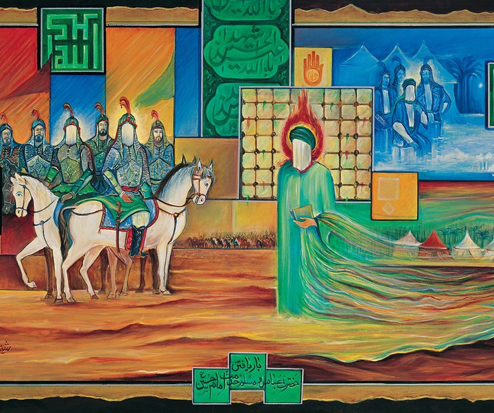 گالری نقاشی های علی محمد شیخی از ایران