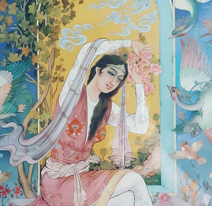 گالری آثار نگارگری و تذهیب امیر طهماسبی از ایران
