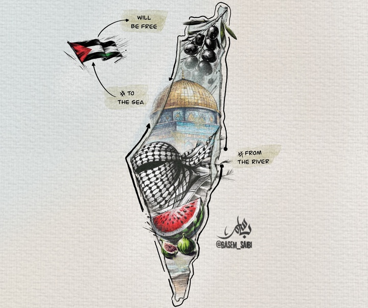 گالری آثار تصویرسازی باسم سایبی از فلسطین