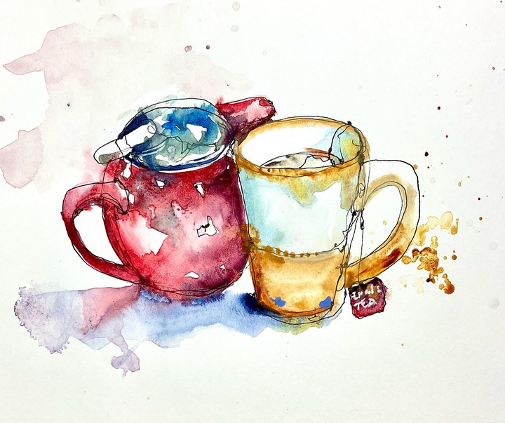 گالری نقاشی های آبرنگ والری مافریکا از فرانسه