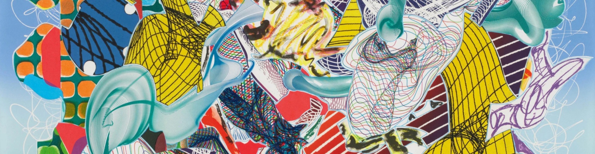 گالری آثار گرافیک فرانک استلا از آمریکا