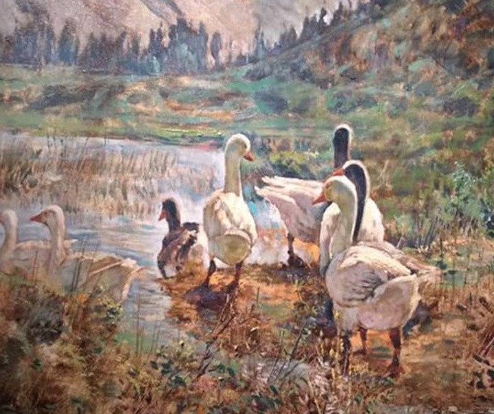 گالری آثار نقاشی عباس برزگر گنجی از ایران