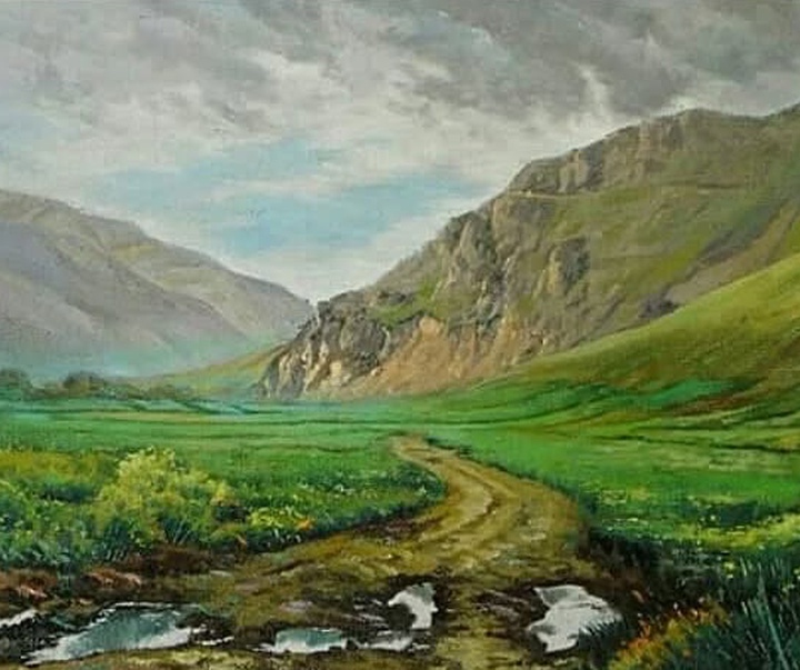 گالری آثار نقاشی عباس برزگر گنجی از ایران