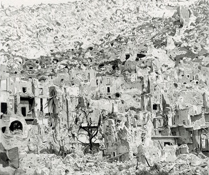 گالری آثار طراحی و نقاشی مرل فابین از فرانسه