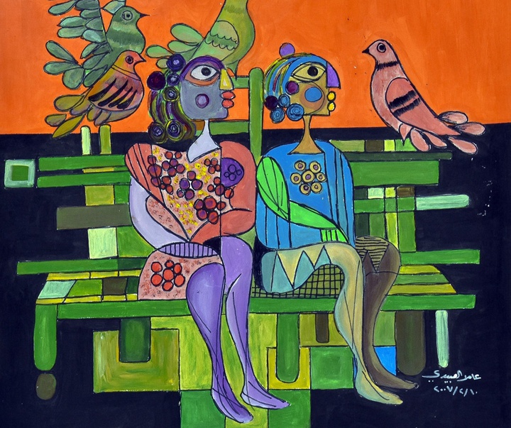 گالری آثار نقاشی عامر العبیدی از عراق