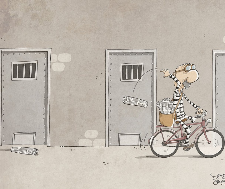 گالری کارتون‌های انگین سلجوک از ترکیه