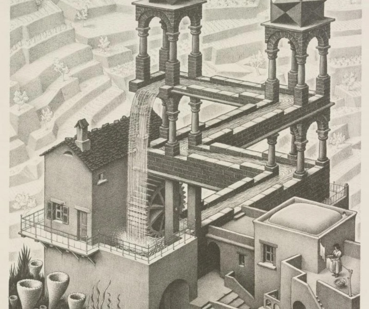 گالری آثار گرافیک موریس کورنلیس اشر از هلند